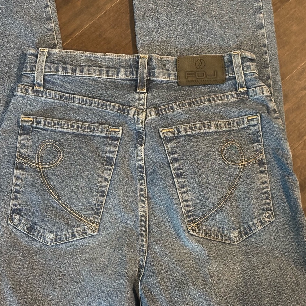 FDJ French Dressing Contour Easy Fit Jeans Blue Womens Size 6 Y2K - Picture 2 of 8